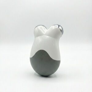 NuFACE Mini Facial Toning Device White Grey Microcurrent Beauty Tool No Cord